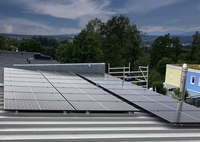 Photovoltaik-Module auf einem Flachdach